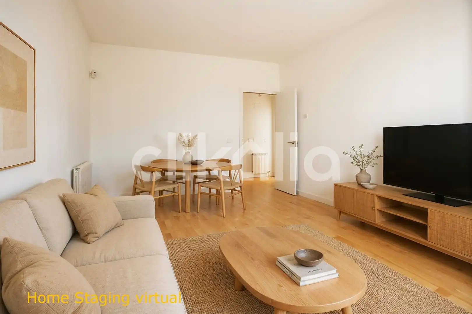 Living room of Flat for sale in Madrid  with Heating, Terrace and Storage room
