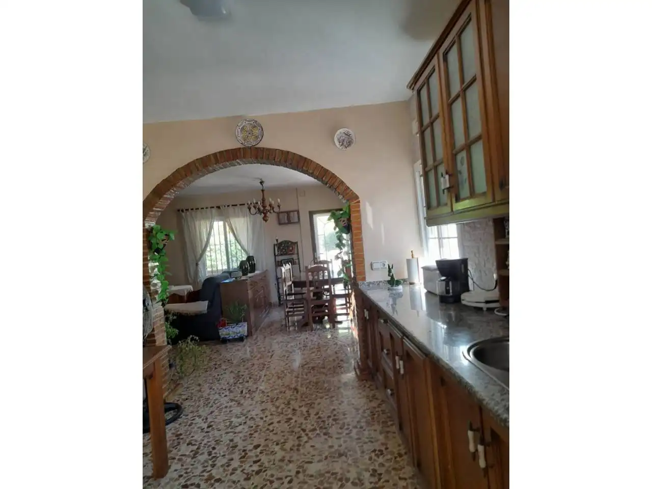 Cocina de Casa o chalet en venta en Carmona con Jardín privado, Terraza y Piscina