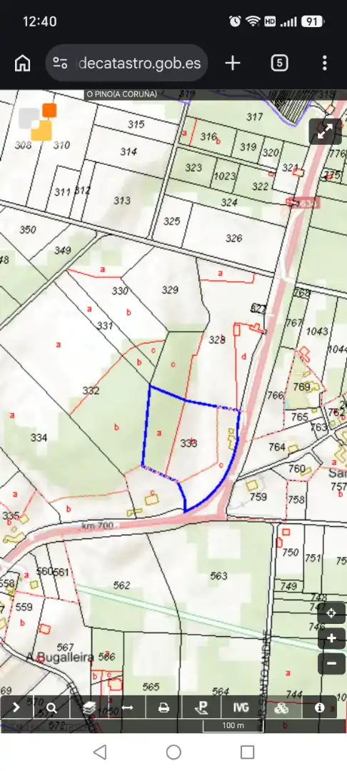 Casa o xalet en venda en O Pino  amb Jardí privat, Terrassa i Moblat