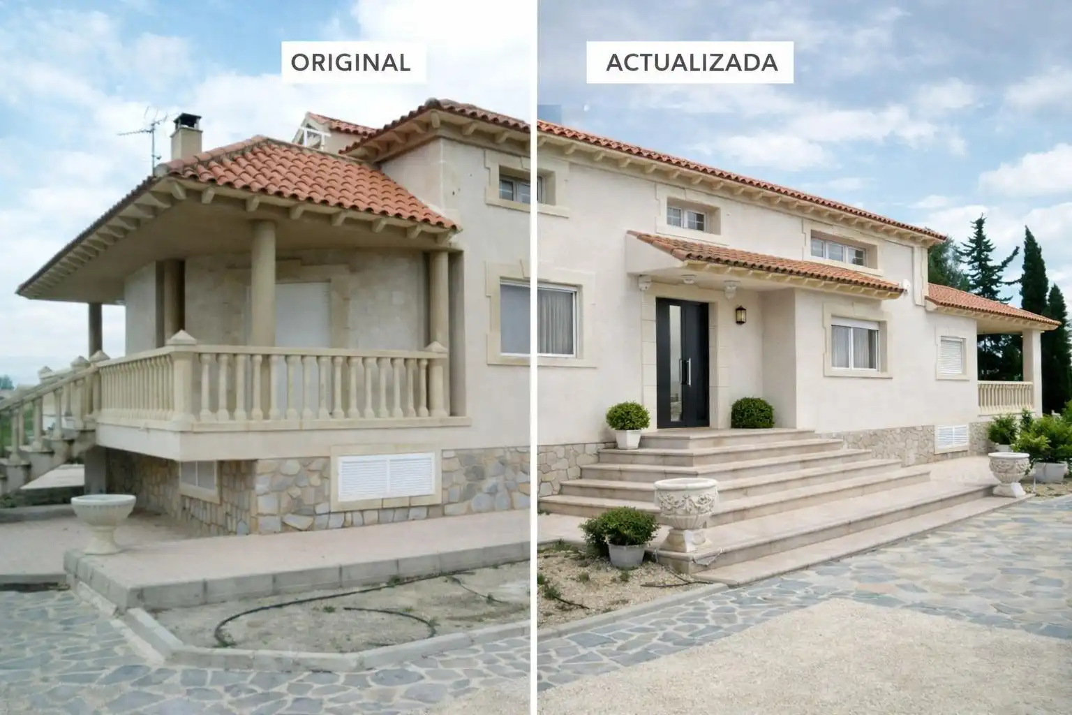 Vista exterior de Casa o chalet en venta en Murcia con Aire acondicionado, Jardín privado y Piscina