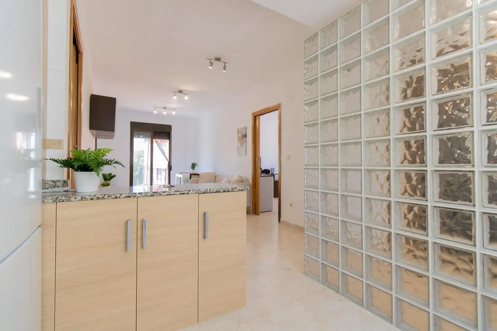 Cocina de Apartamento en venta en Estivella con Amueblado y Balcón