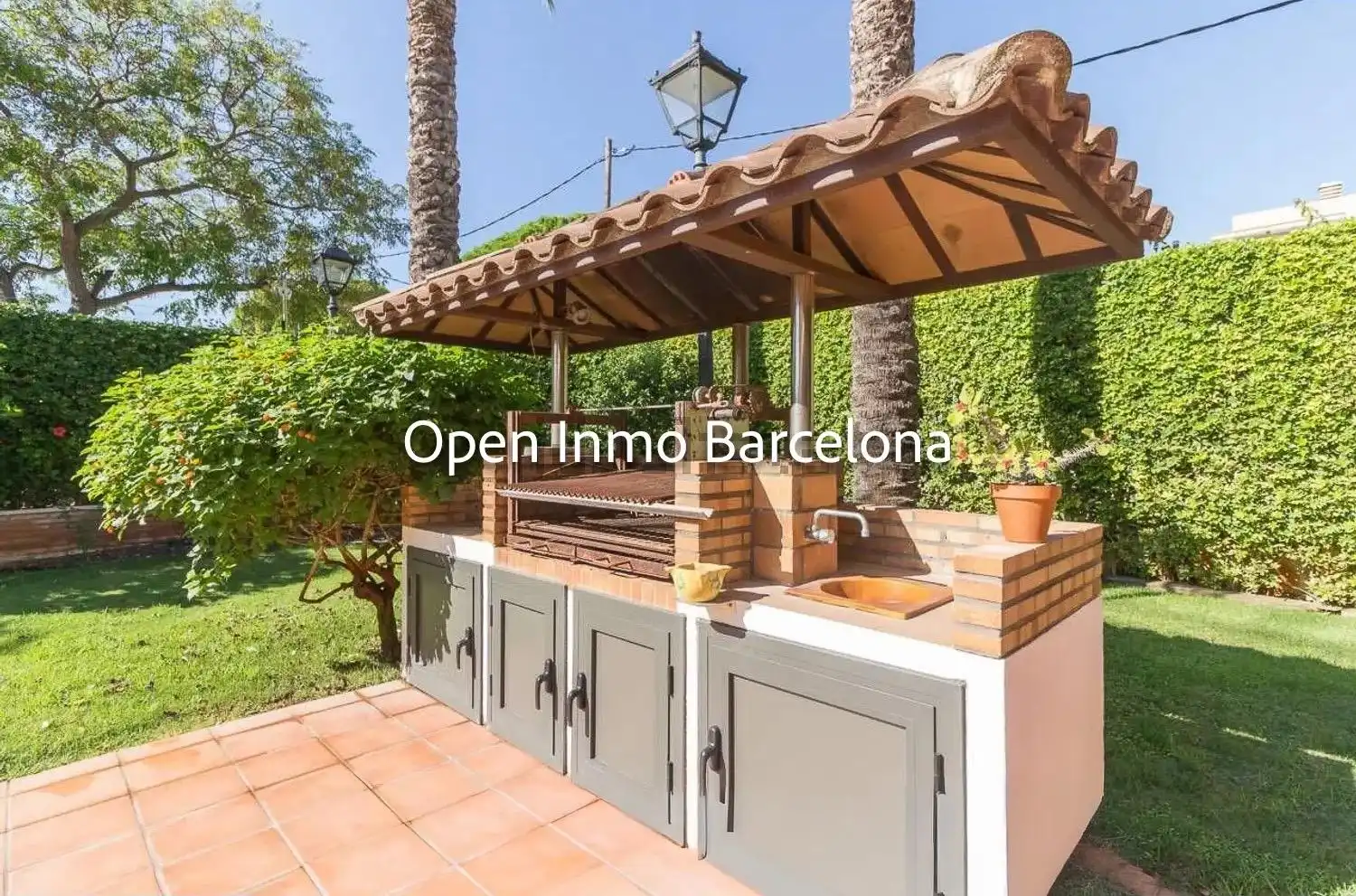 Garden of Houses for sale in Castelldefels  with Air Conditioner, Heating and Private garden