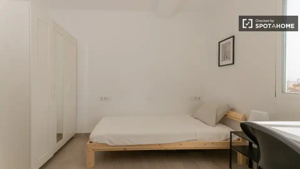 Bedroom of Flat for rent in Puçol  with Air Conditioner, Heating and Furnished