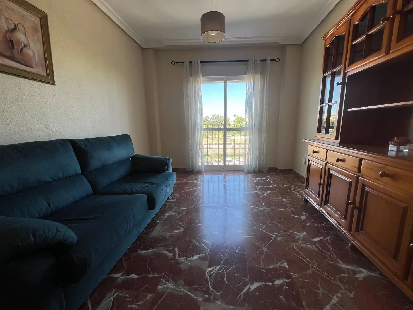 Sala de estar de Apartamento de alquiler en Badajoz con Amueblado