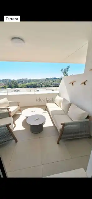 Terraza de Piso de alquiler en Estepona con Aire acondicionado, Terraza y Trastero