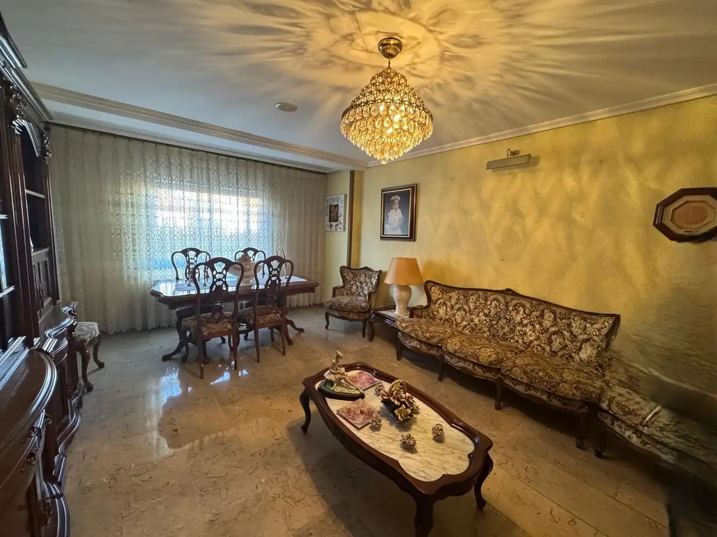 Wohnzimmer von Wohnung zum Verkauf in Illueca mit Klimaanlage, Heizung und Terrasse