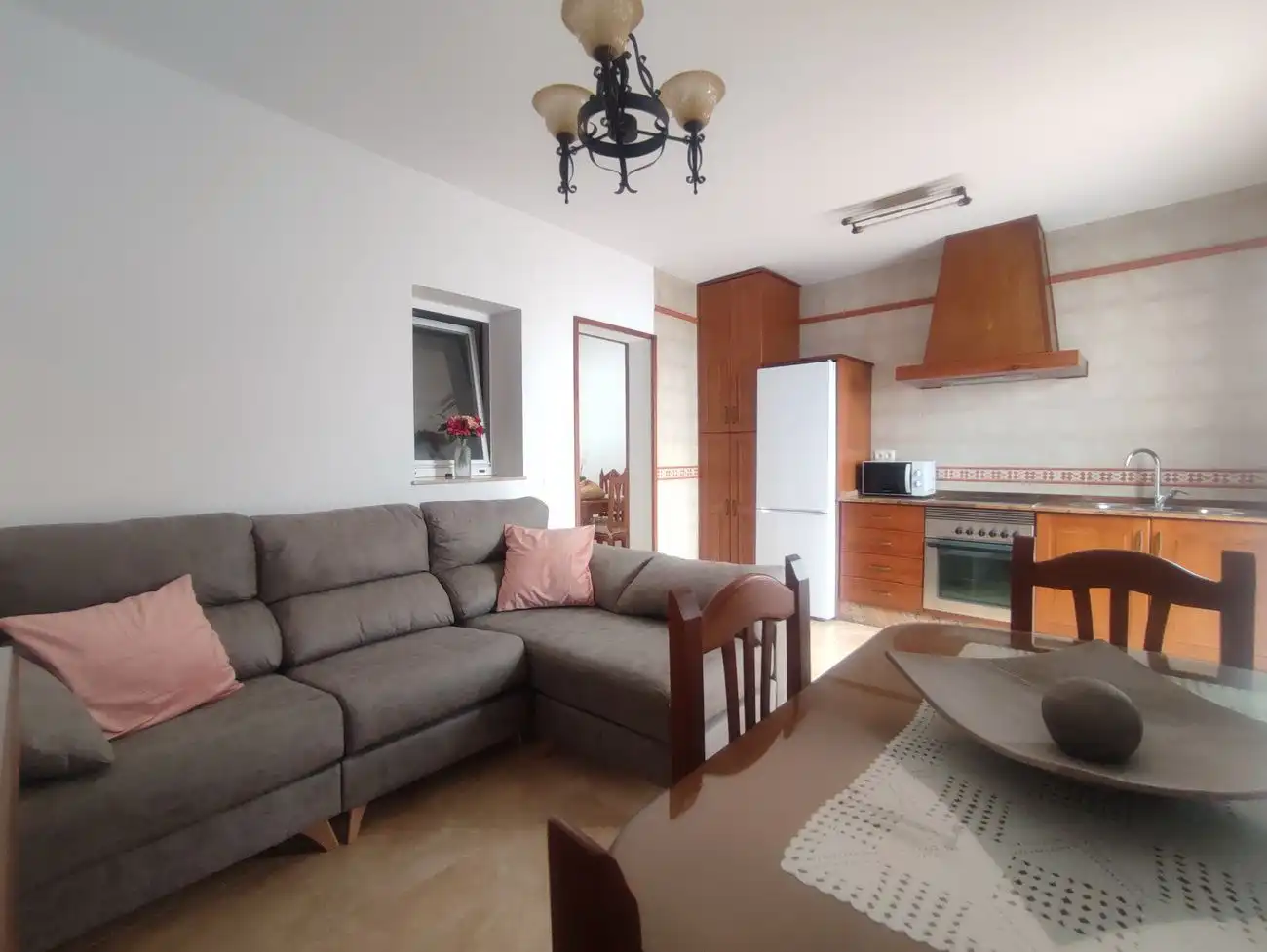 Sala d'estar de Casa o xalet de lloguer en Conil de la Frontera amb Aire condicionat, Calefacció i Terrassa