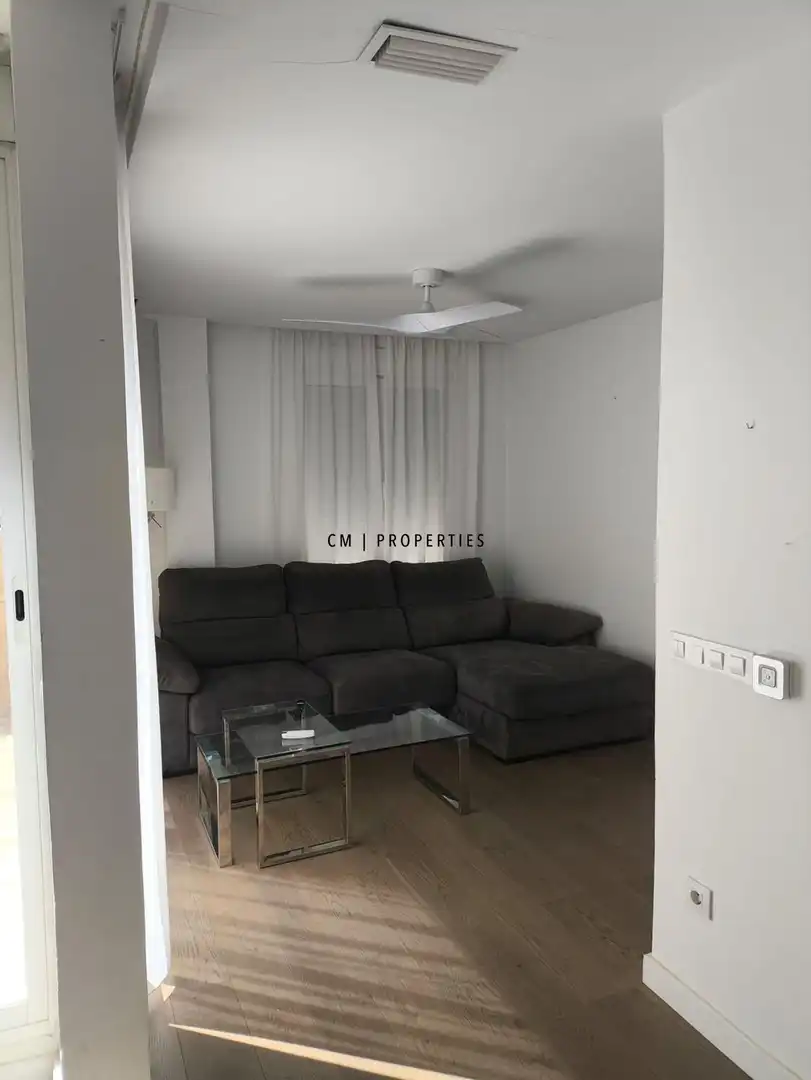Sala de estar de Piso de alquiler en Valencia con Aire acondicionado, Calefacción y Terraza