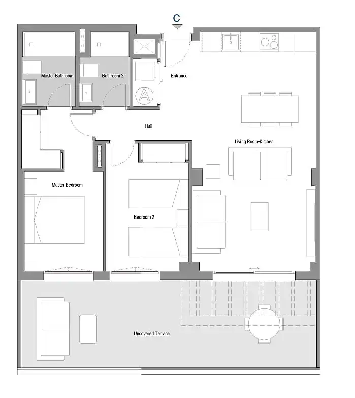 Apartamento con ascensor en venta en Hipódromo - Cerrado del Águila, imagen 14