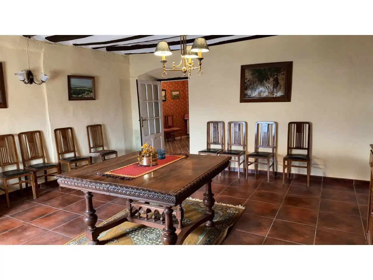 Dining room of Houses for sale in Cáseda  with Heating, Private garden and Terrace