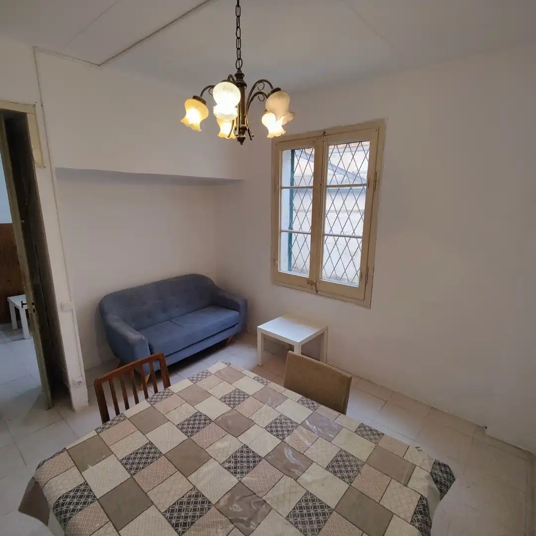 Sala d'estar de Pis en venda en Barcelona amb Aire condicionat i Terrassa