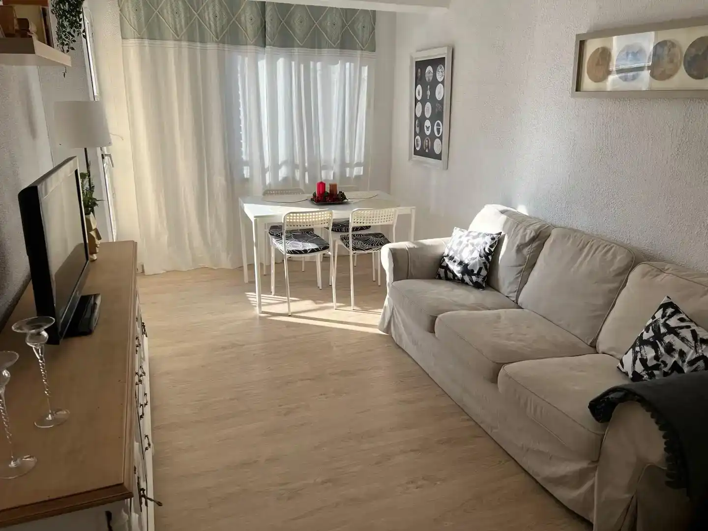 Sala d'estar de Pis en venda en  Valencia Capital amb Aire condicionat i Balcó