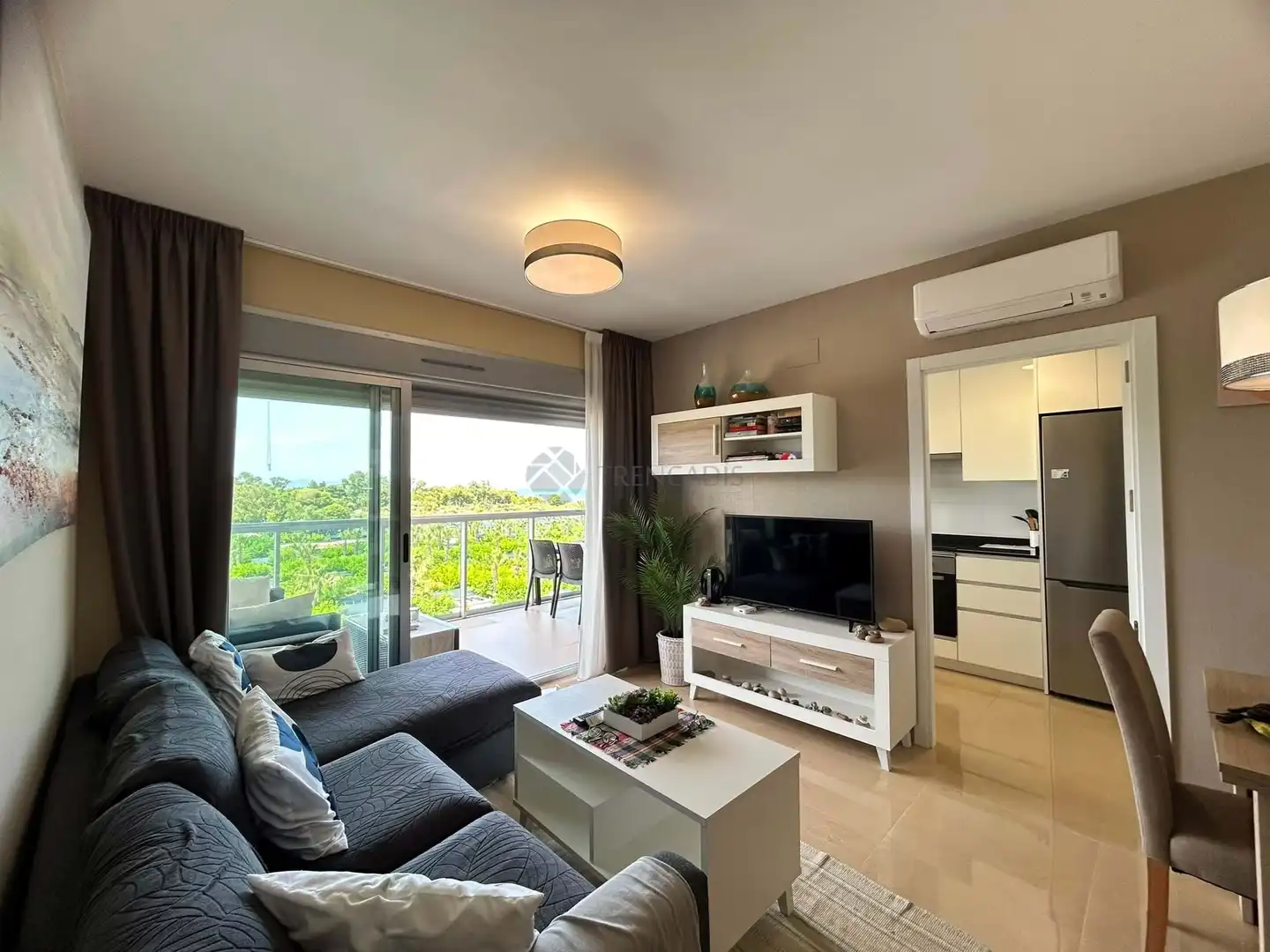 Living room of Flat for sale in Cabanes  with Air Conditioner, Terrace and Swimming Pool