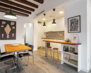 Kitchen of Apartment to rent in  Barcelona Capital  with Air Conditioner, Heating and Furnished