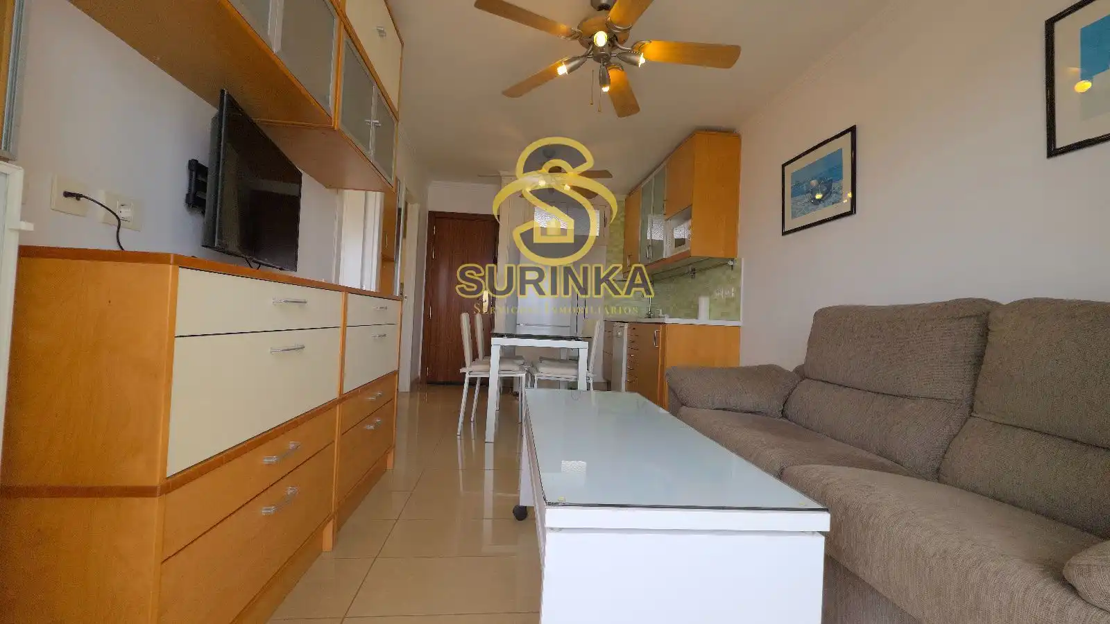 Living room of Flat for rent in San Bartolomé de Tirajana  with Terrace, Swimming Pool and Furnished