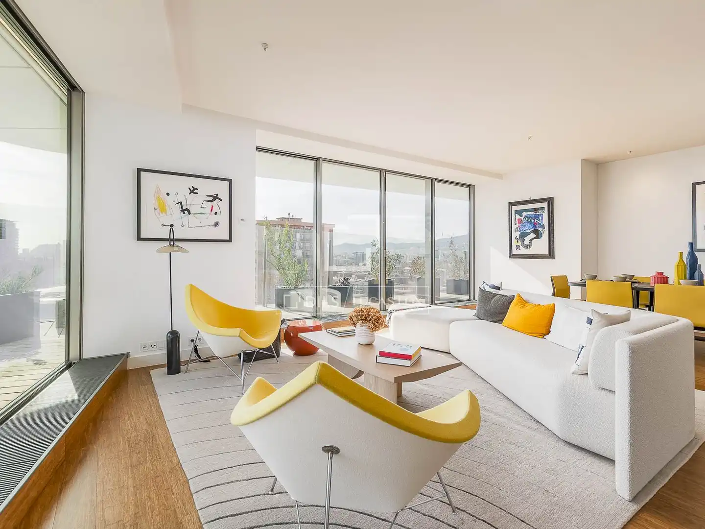 Living room of Flat for sale in Barcelona  with Air Conditioner, Heating and Terrace