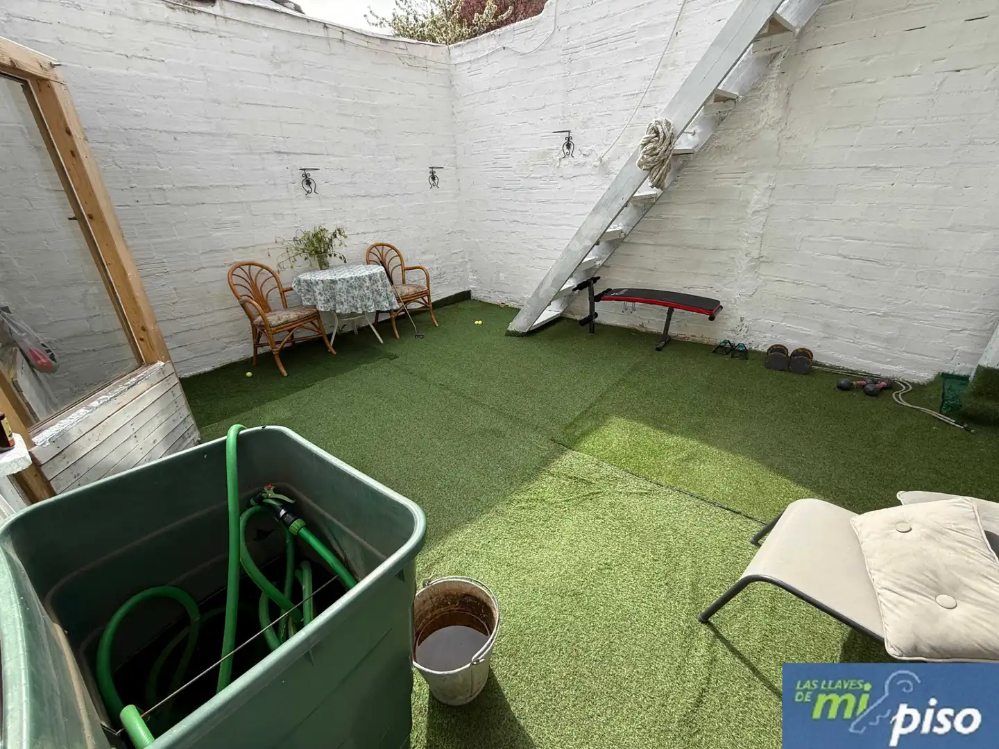 Terrassa de Casa o xalet en venda en Valladolid amb Calefacció, Jardí privat i Parquet