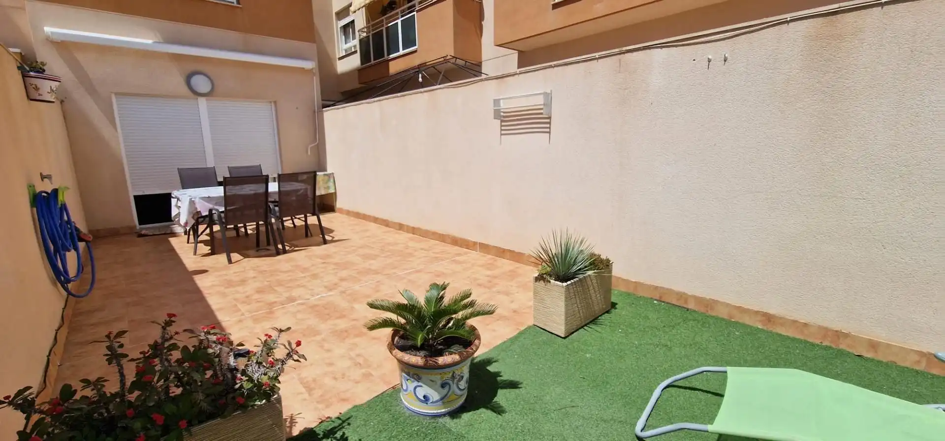 Terrasse von Wohnung zur Miete in Águilas mit Klimaanlage, Privatgarten und Möbliert