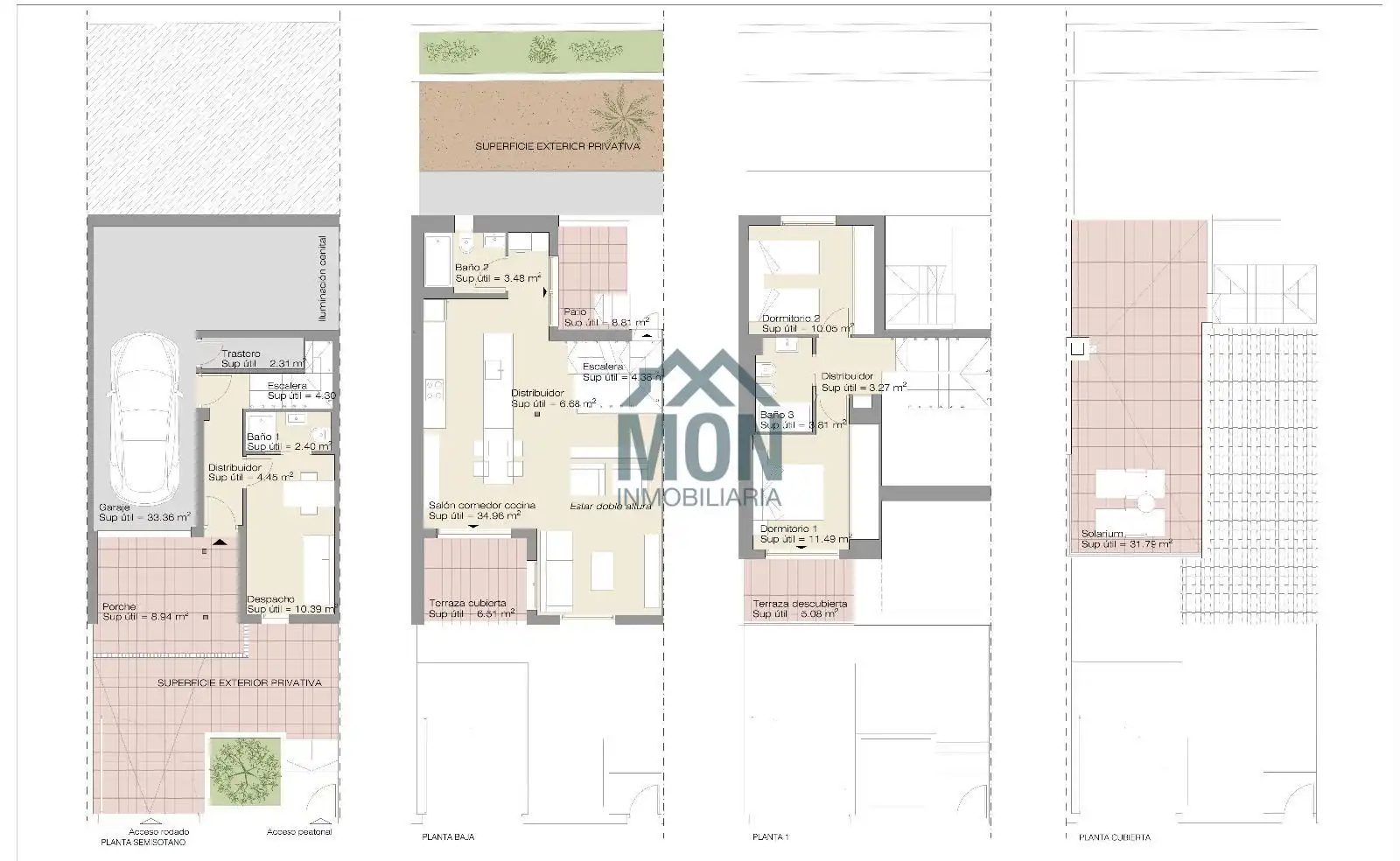 Terraced house with terrace for sale in Rosa, imagen 25