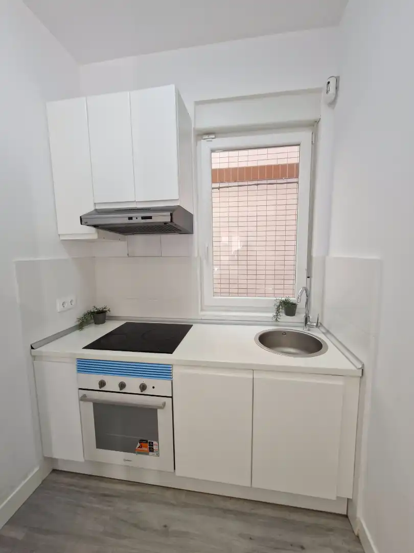 Cocina de Piso de alquiler en Sestao  con Amueblado, Lavadora y Microondas