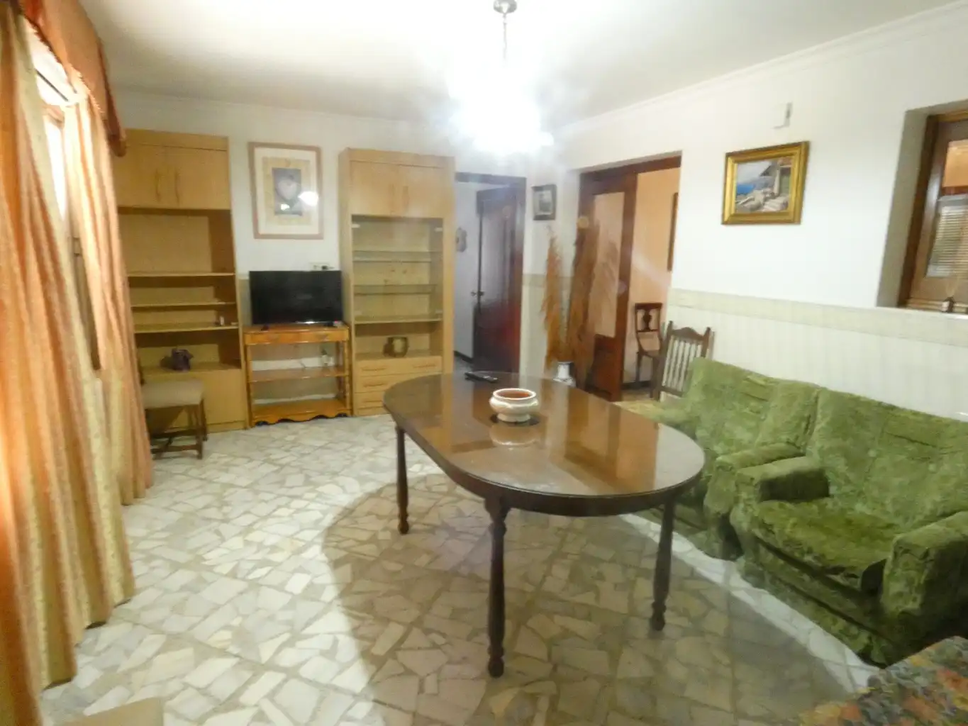 Living room of Flat for rent in Azuaga  with Air Conditioner, Heating and Furnished