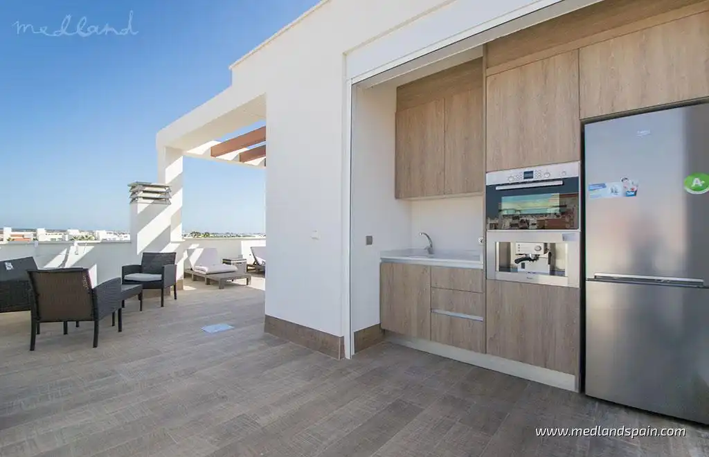 Terrassa de Casa o xalet en venda en Rojales amb Jardí privat, Terrassa i Piscina
