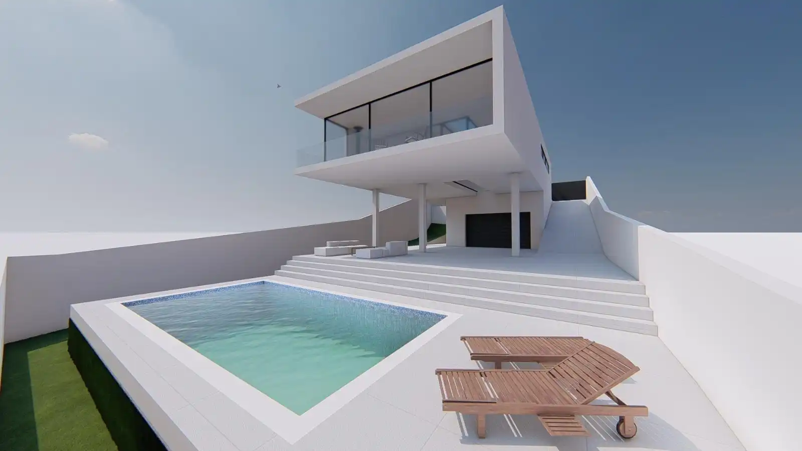 Piscina de Residencial en venda en El Molar (Madrid)