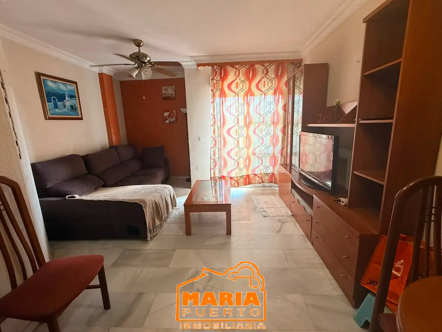 Sala de estar de Piso en venta en Málaga con Terraza y Trastero