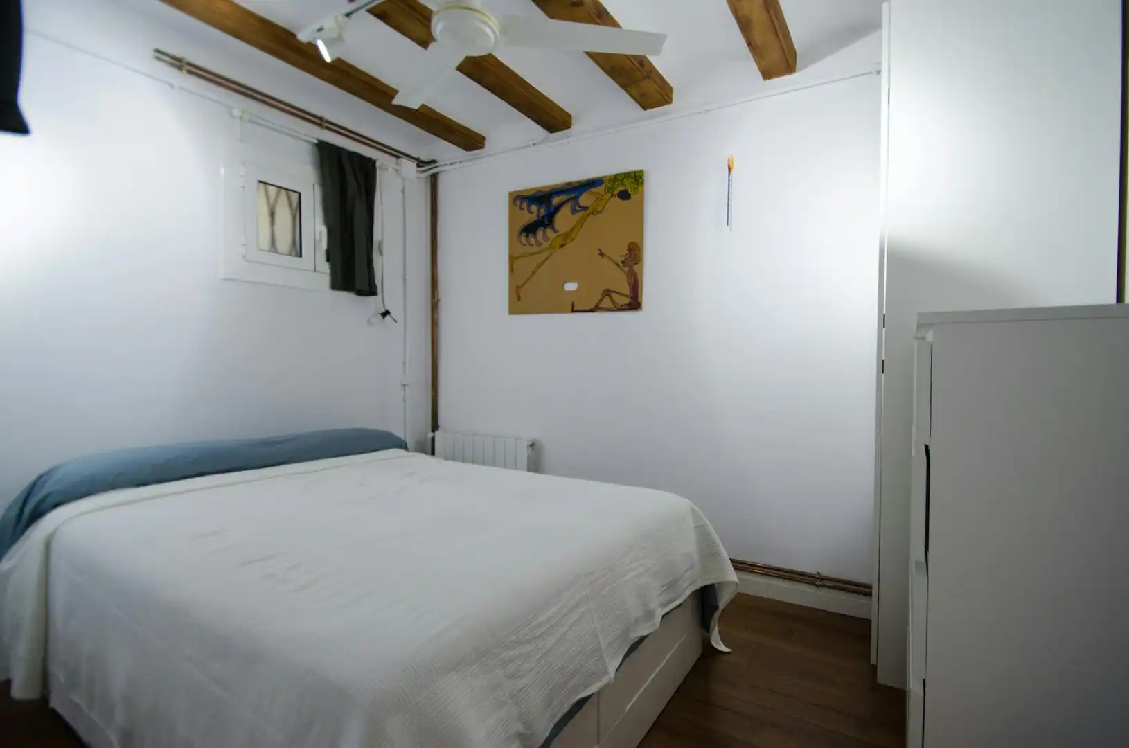 Bedroom of Flat for rent in Barcelona  with Heating, Furnished and Washing machine