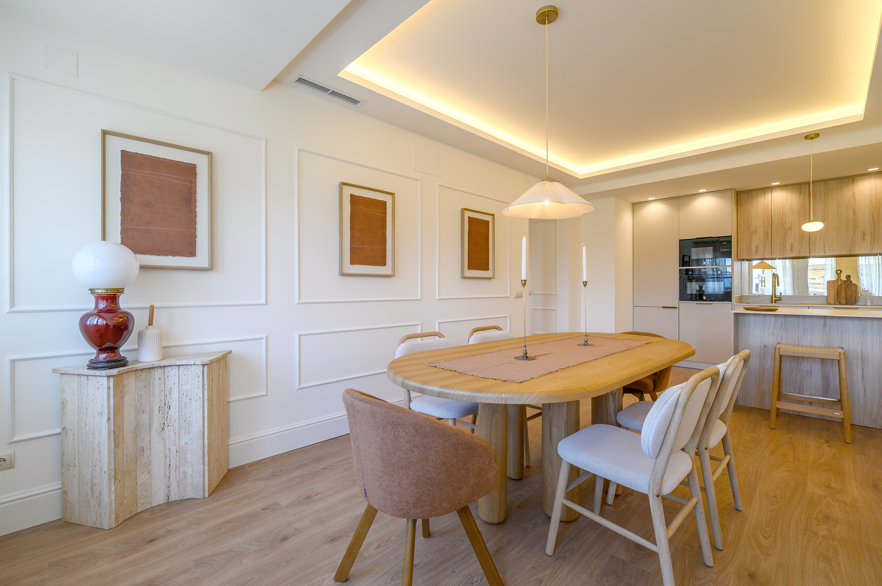 Menjador de Apartament en venda en  Madrid Capital amb Aire condicionat, Calefacció i Terrassa