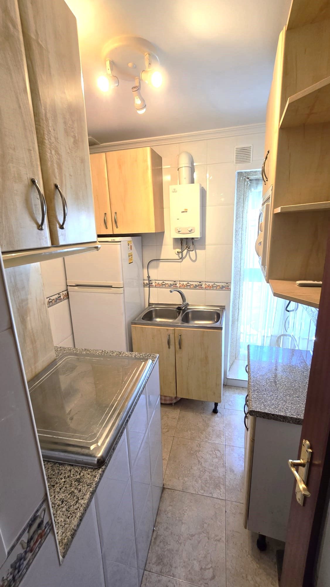 Kitchen of Apartment to rent in Cáceres Capital  with Air Conditioner and Furnished