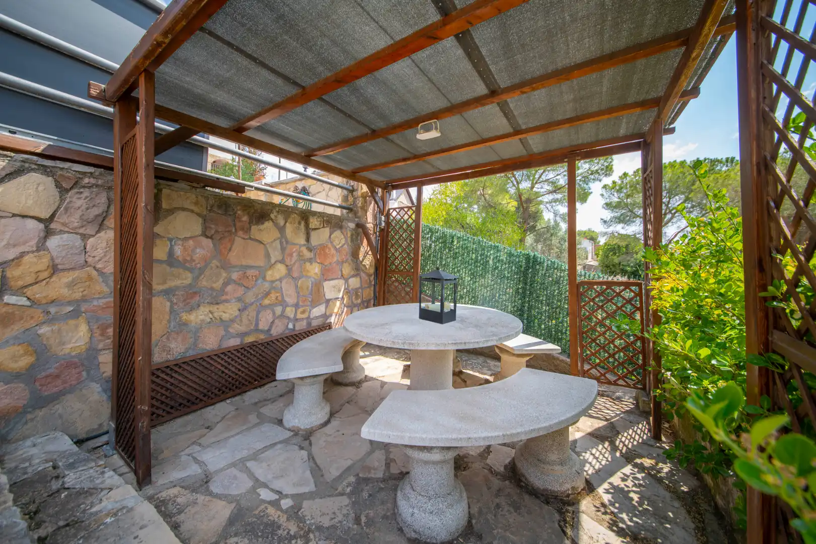 Terrasse von Country house zum Verkauf in La Torre de Claramunt mit Privatgarten, Terrasse und Möbliert