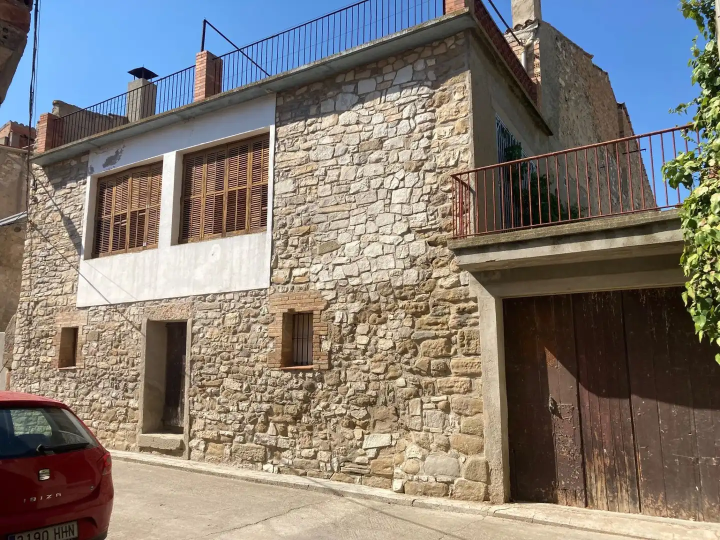 Vista exterior de Casa o chalet en venta en Bellcaire d'Urgell con Jardín privado
