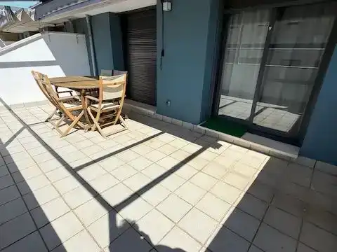 Terrasse von Dachboden zur Miete in Zaratán mit Schwimmbad