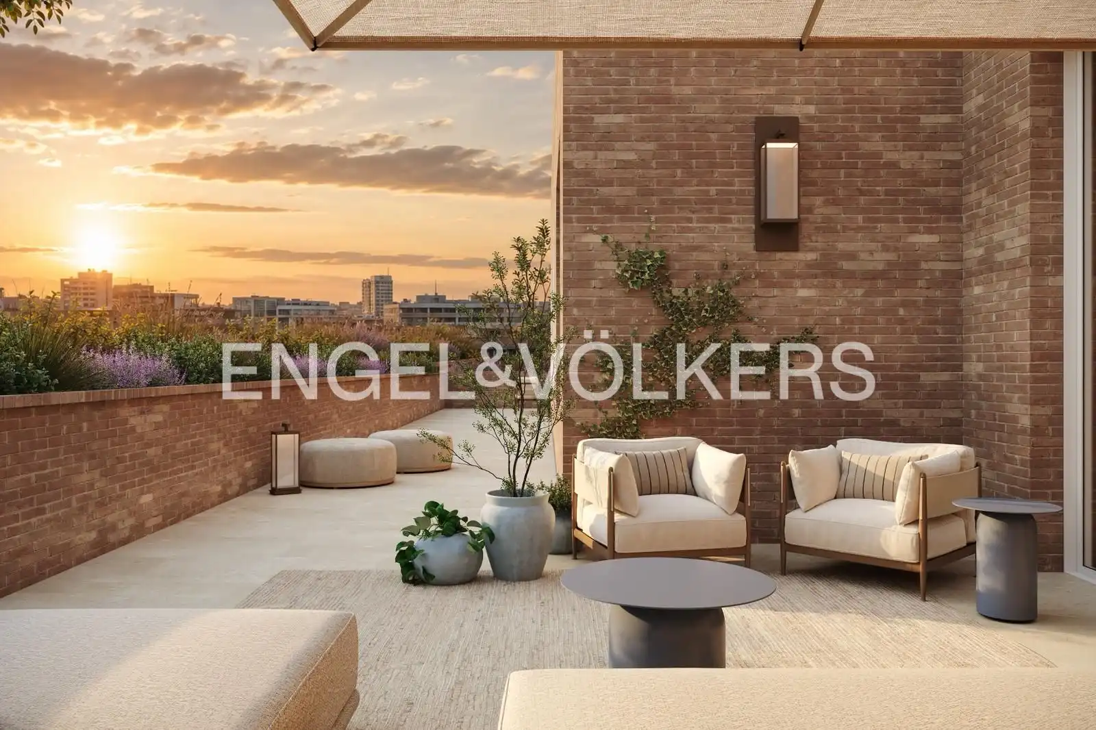 Terrasse von Dachboden zum Verkauf in Madrid mit Klimaanlage, Heizung und Parkett