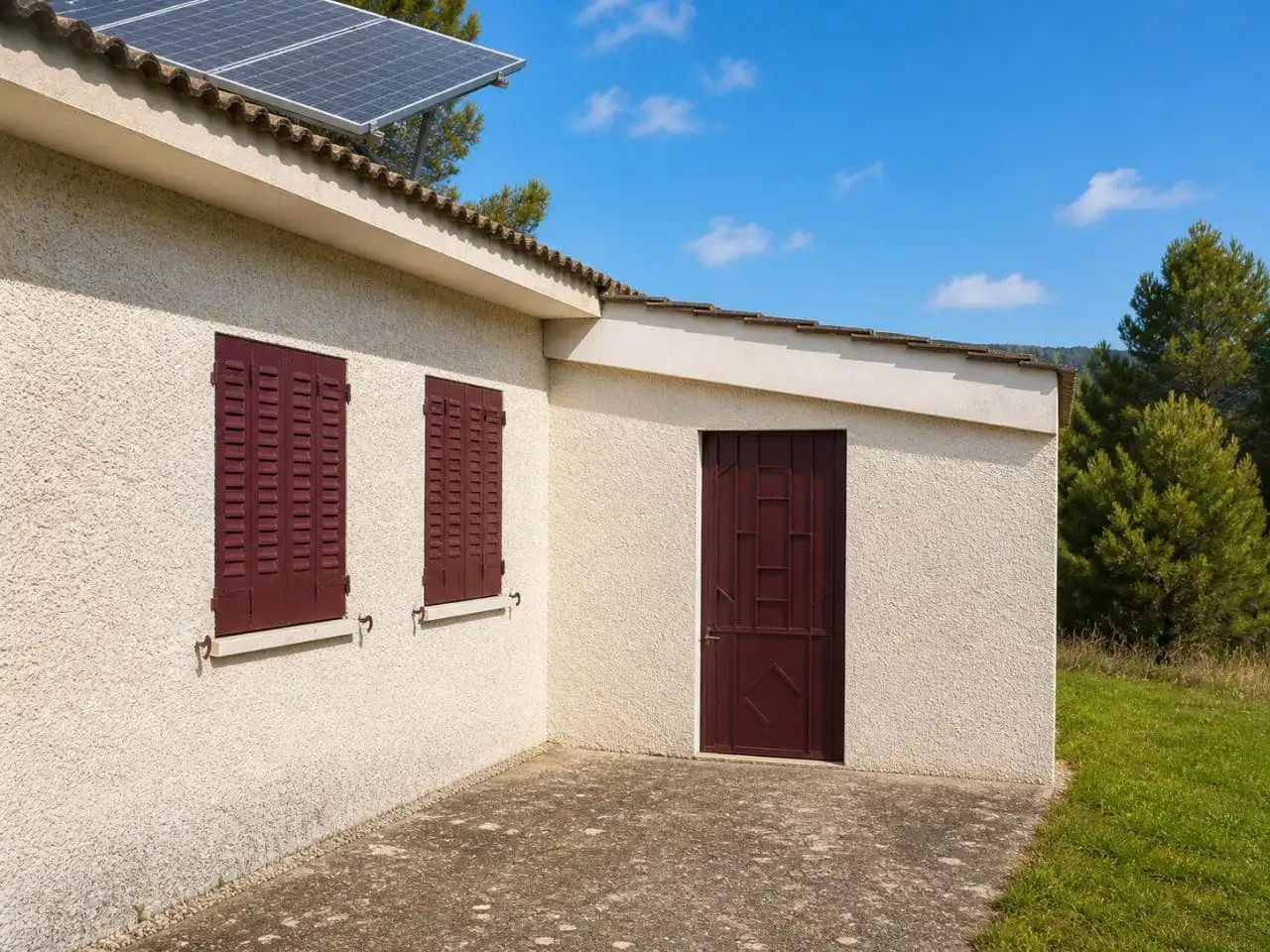Vista exterior de Casa o chalet en venta en Berzosa del Lozoya con Calefacción, Jardín privado y Terraza