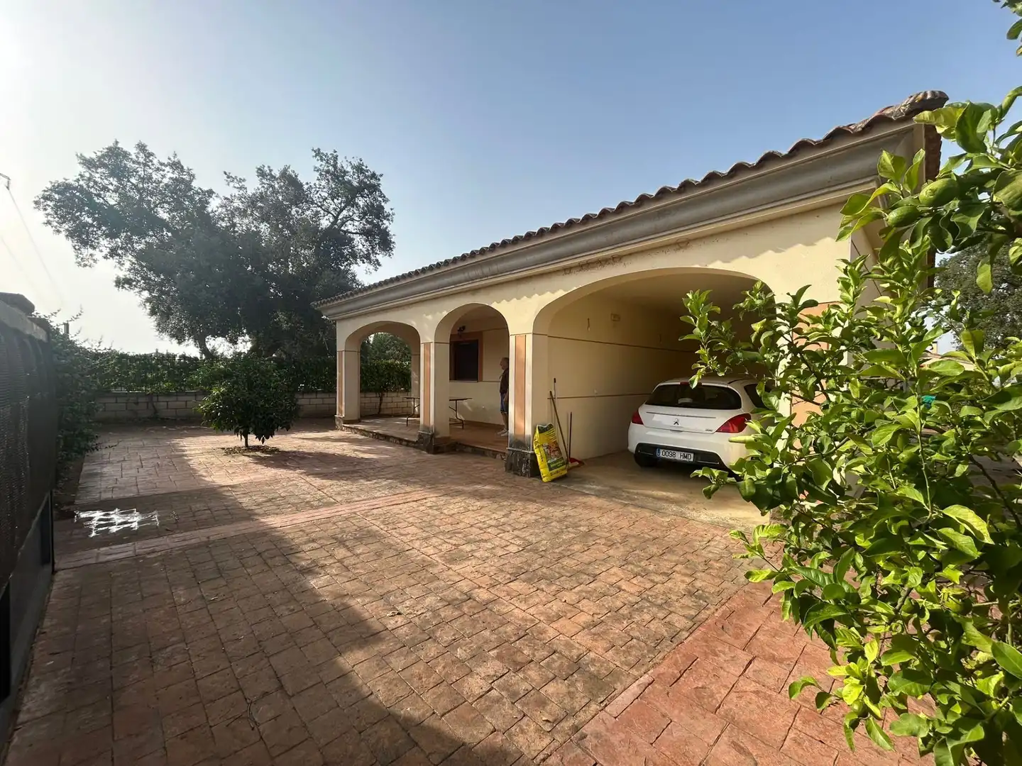 Vista exterior de Casa o chalet en venta en Santibáñez el Alto con Jardín privado, Trastero y Amueblado