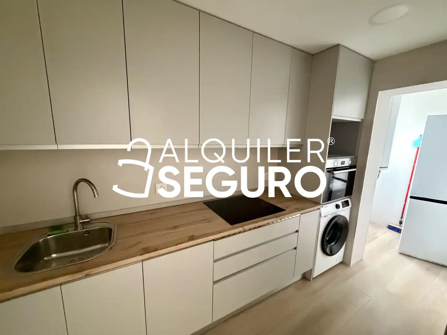 Cocina de Piso de alquiler en Leganés con Aire acondicionado, Calefacción y Terraza