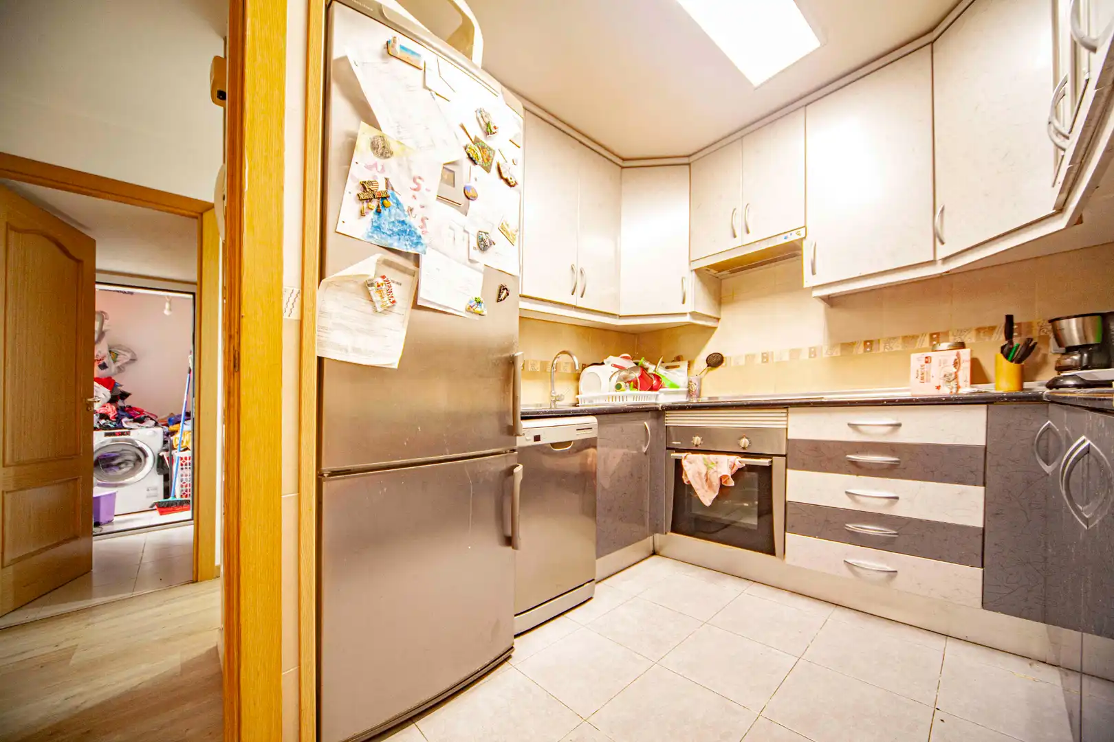Kitchen of Flat for sale in Madrid  with Air Conditioner, Heating and Parquet flooring