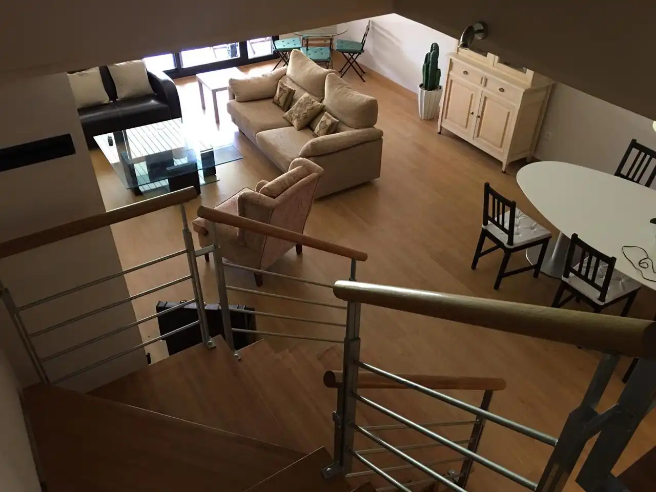 Sala de estar de Casa o chalet de alquiler en Villanueva de Gállego con Aire acondicionado, Calefacción y Jardín privado