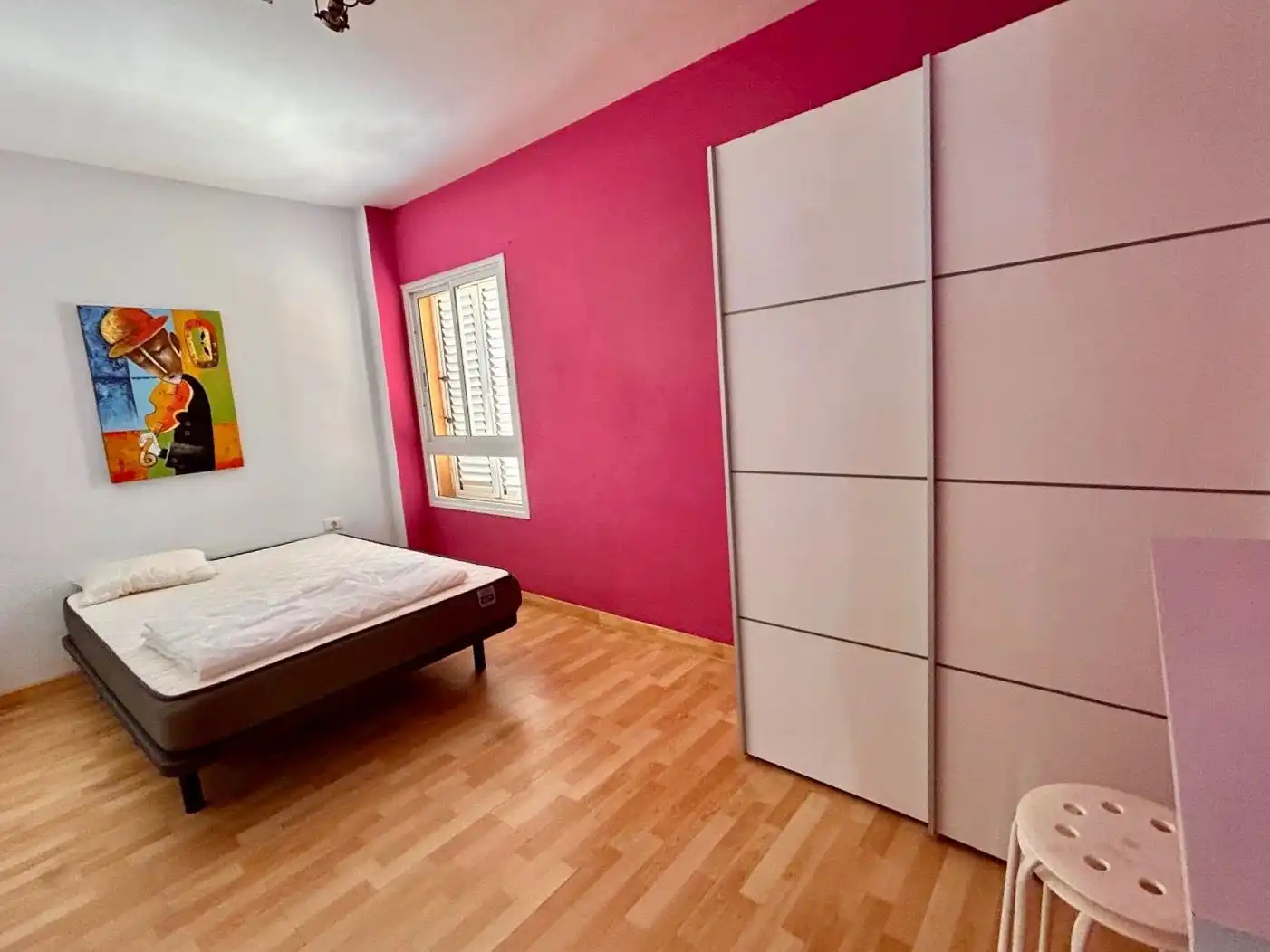 Bedroom of Flat for rent in Candelaria  with Air Conditioner, Furnished and Community pool