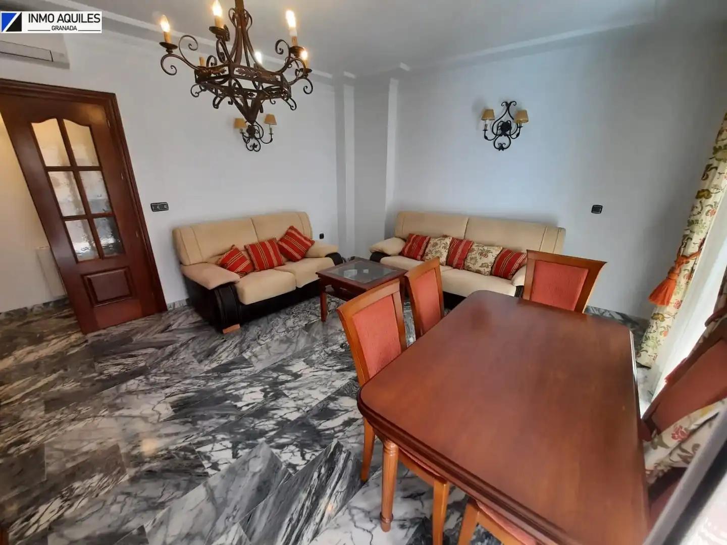 Wohnzimmer von Wohnung zur Miete in Granada mit Klimaanlage, Heizung und Terrasse