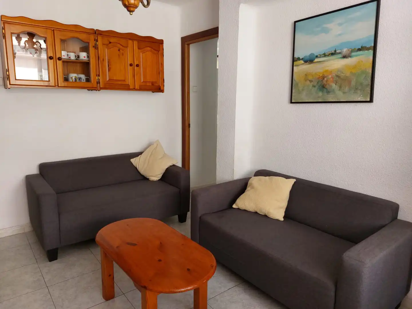 Sala de estar de Piso de alquiler en Málaga con Amueblado, Horno y Lavadora