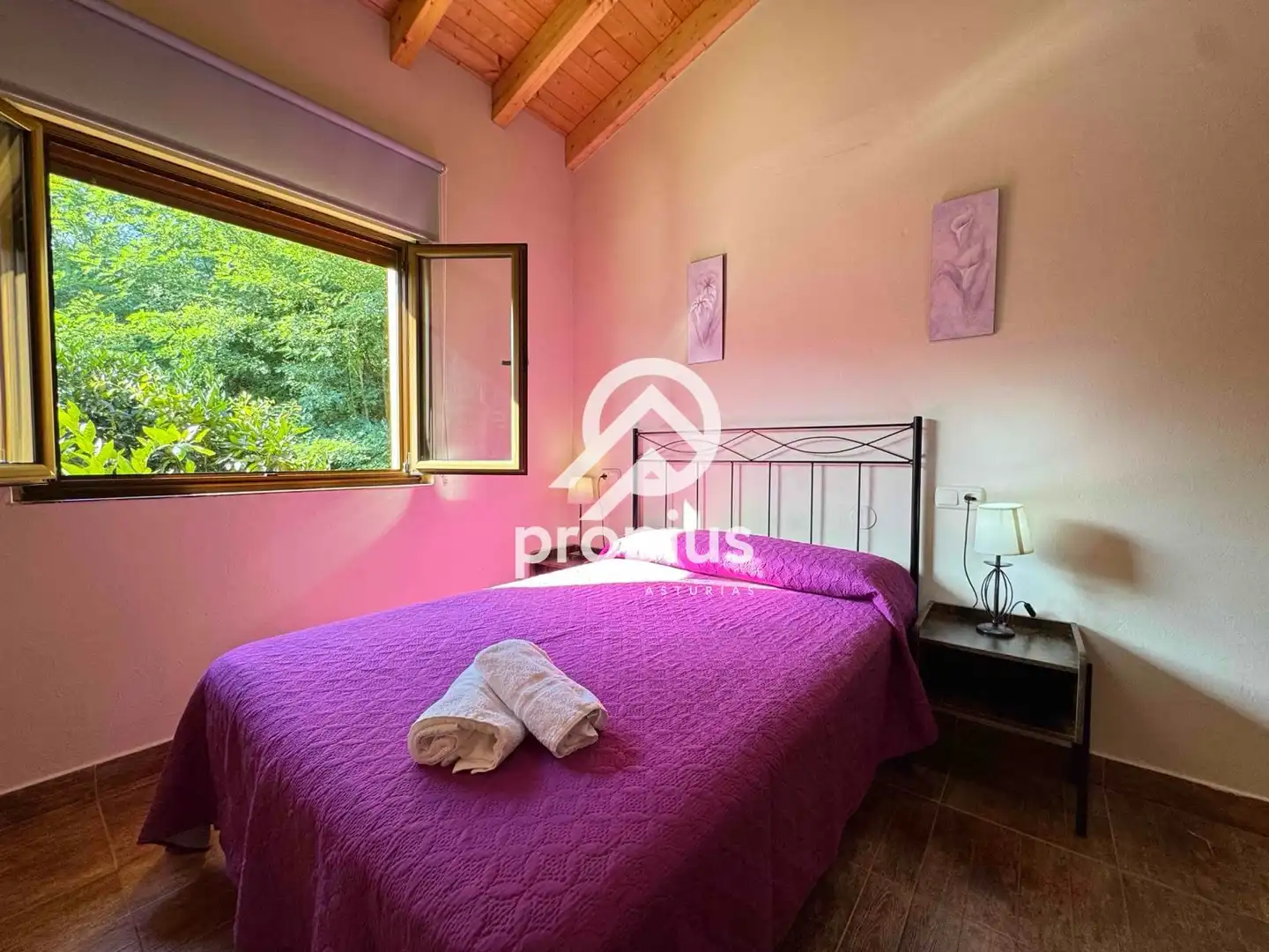 Bedroom of Houses for sale in Llanes  with Heating, Private garden and Parquet flooring