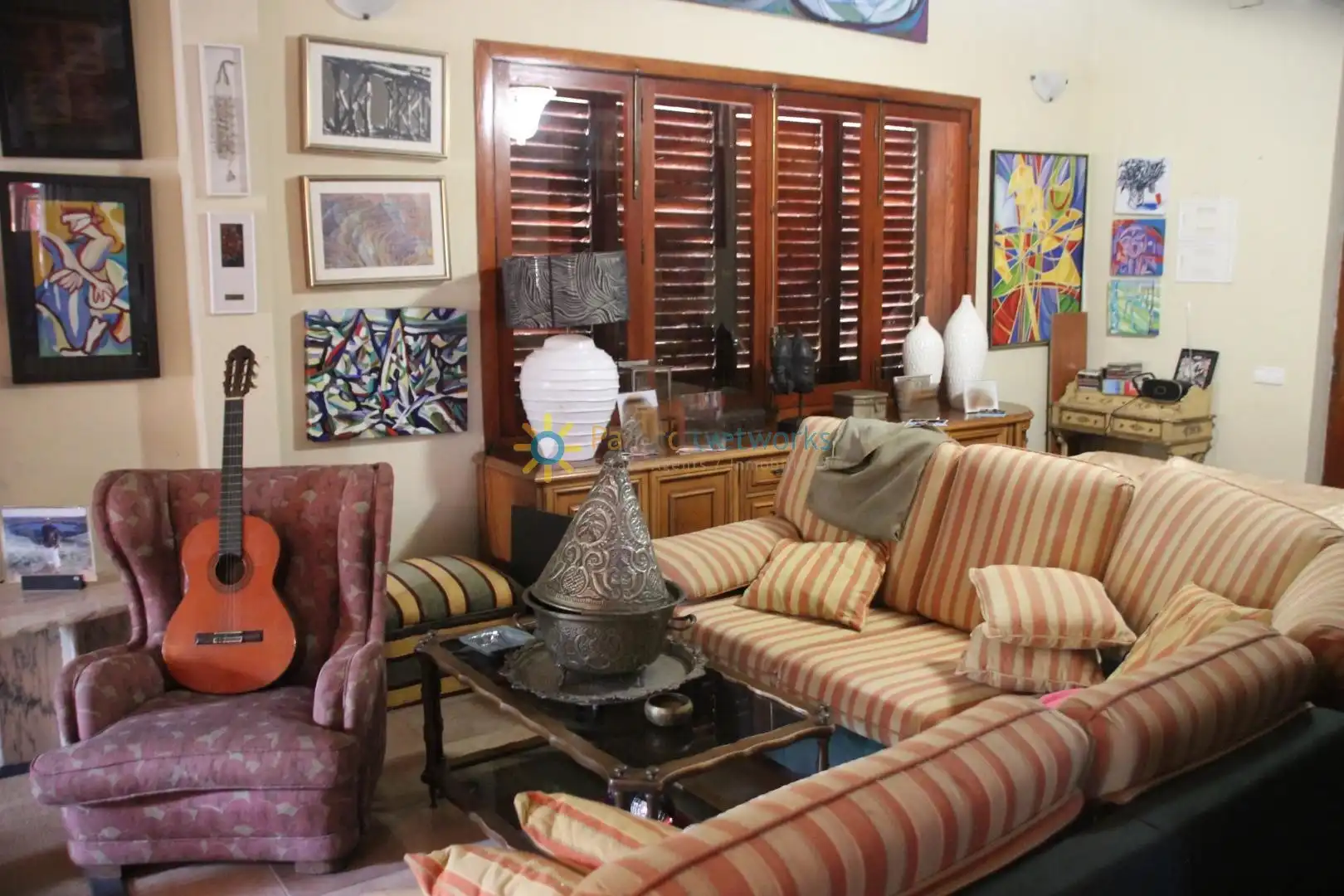 Sala de estar de Casa o chalet en venta en Llocnou de Sant Jeroni con Jardín privado, Terraza y Trastero