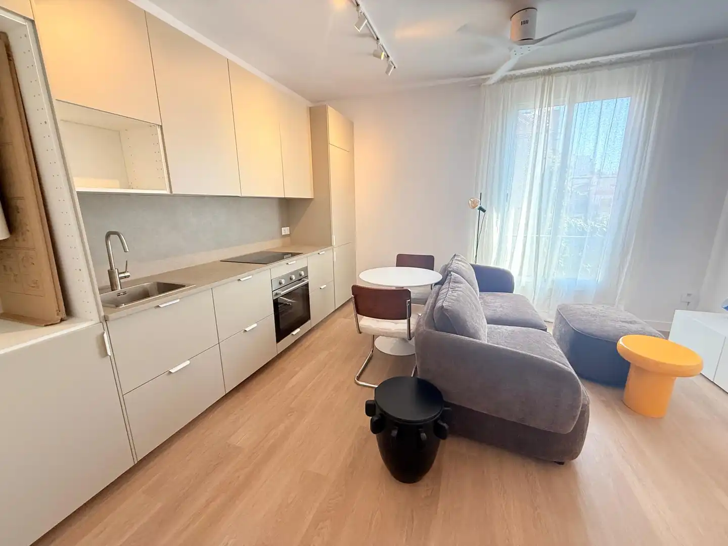 Cocina de Dúplex de alquiler en Málaga con Aire acondicionado, Parquet y Amueblado