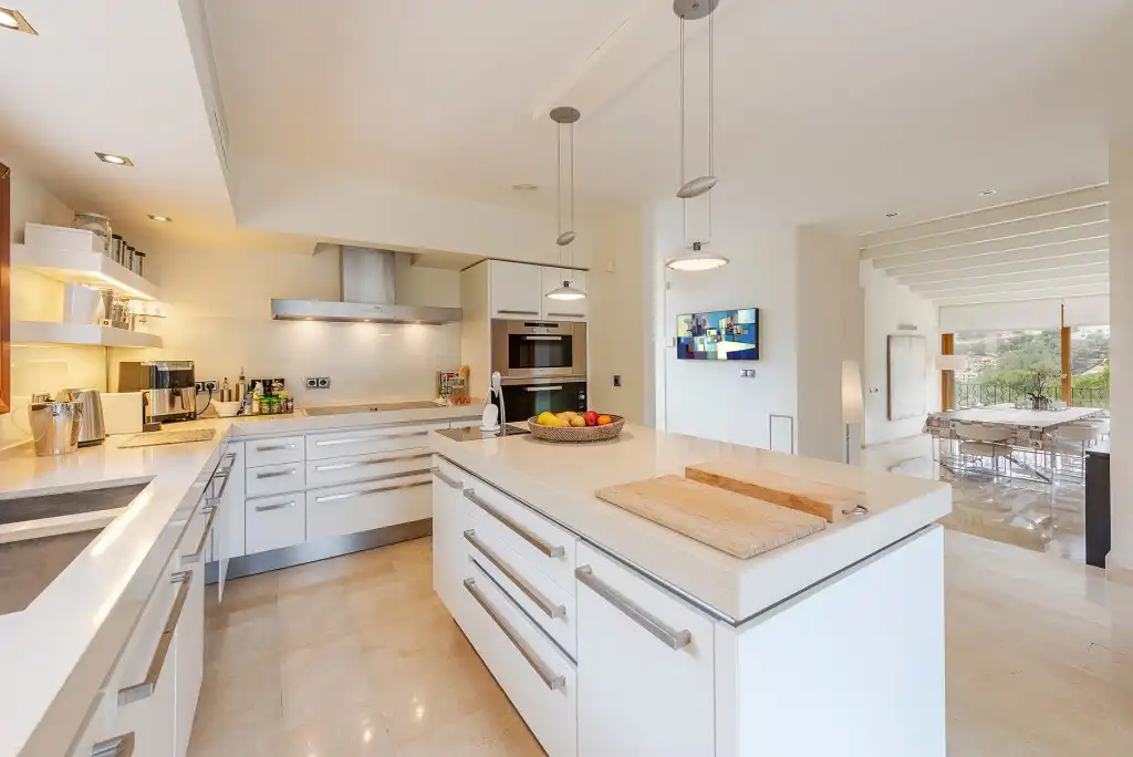 Küche von Haus oder Chalet zur Miete in  Palma de Mallorca mit Klimaanlage, Privatgarten und Terrasse