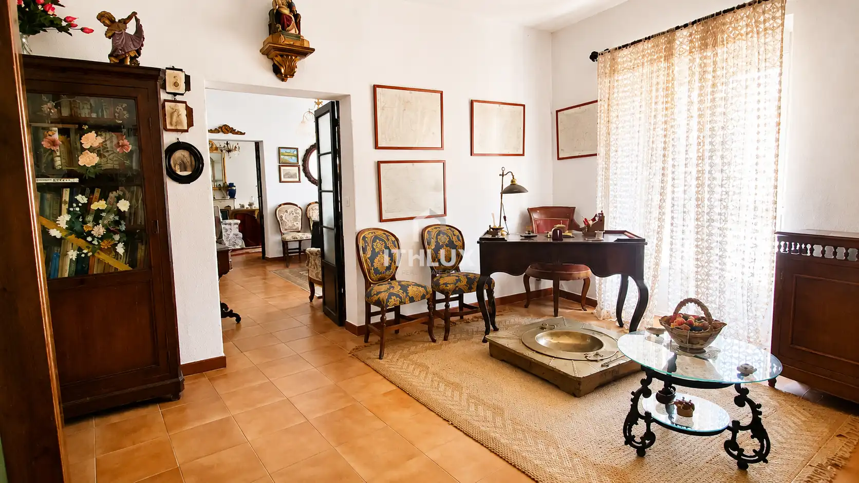 Wohnzimmer von Einfamilien-Reihenhaus zum Verkauf in Torremocha mit Klimaanlage, Heizung und Terrasse