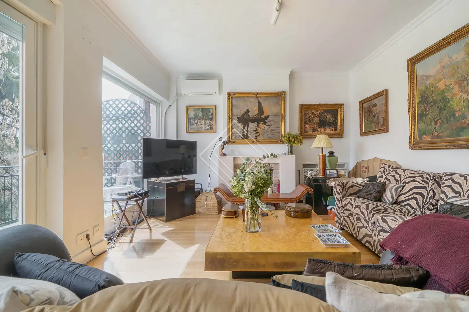 Sala de estar de Ático en venta en Madrid con Aire acondicionado, Calefacción y Terraza