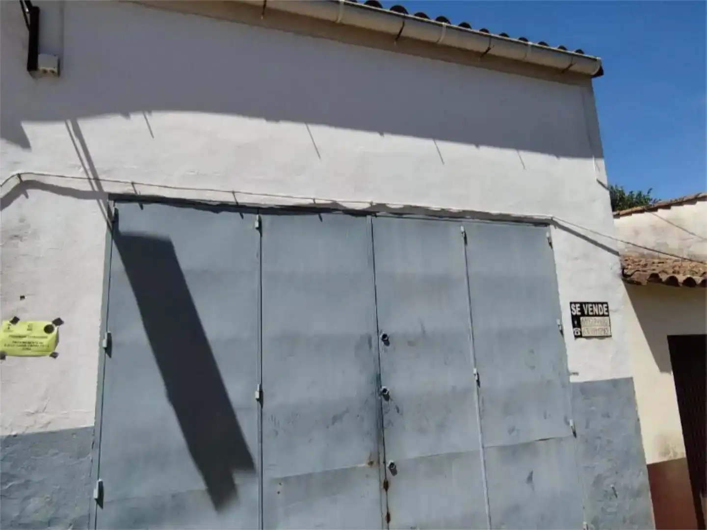 Vista exterior de Garaje en venta en Cortegana
